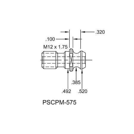 Tj Davies Co Coolant Through Retention Knob PSCPM-575
